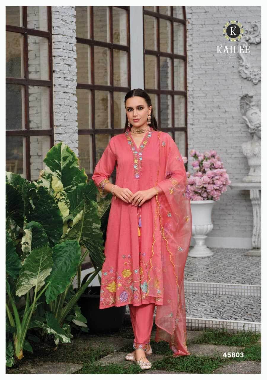 Chanderi Soft Handwork Suits - MYLUXURY LANE ENTERPRISE